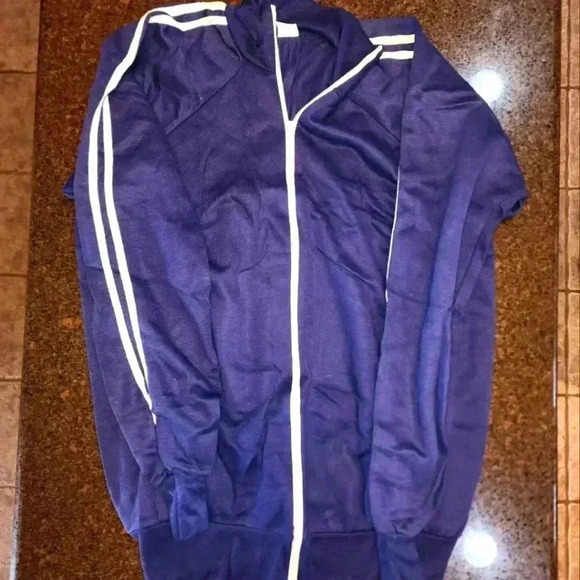 Vintage zip-up jogging jacket. Talon zipper NWOT - Picture 1 of 8